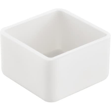 Global Industrial Plastic End Cap, 1-5/8 x 1-5/8, White 713122